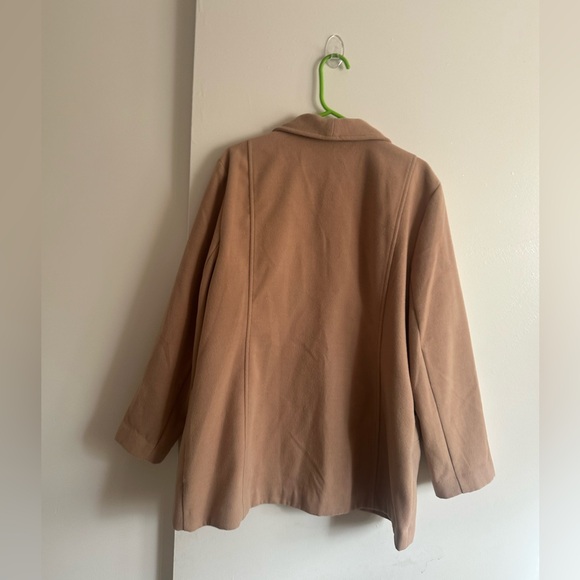 Tan Open Front Blazer - Picture 6 of 8